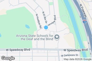 Map image of the property - 1321 N Gila St