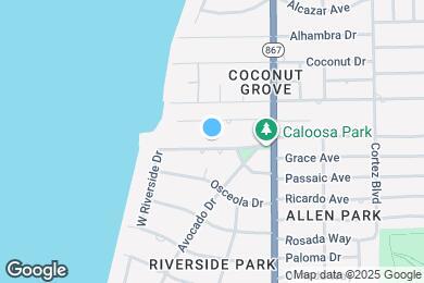 Map image of the property - 1263 Caloosa Dr