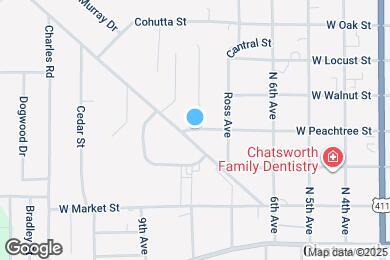Map image of the property - 617 W Peachtree St