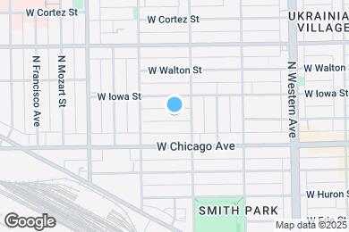Map image of the property - 2618 W Rice St