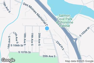 Map image of the property - 10425 Des Moines Memorial Dr S