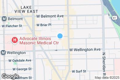 Map image of the property - 629 W Barry Ave