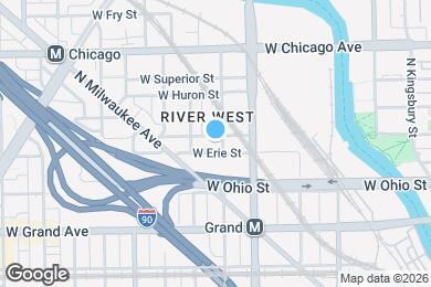 Map image of the property - 832 W Erie St