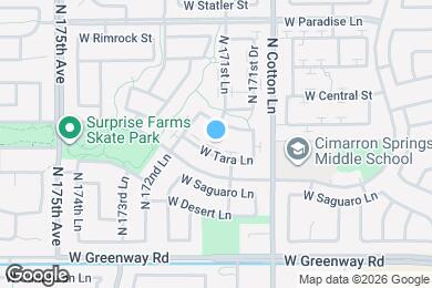 Map image of the property - 17174 W Tara Ln