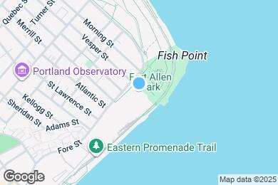Map image of the property - 45 Eastern Promenade