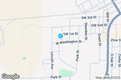 Map image of the property - 210 W Washington St