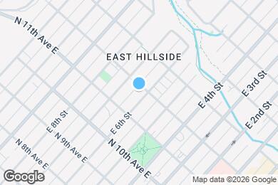 Map image of the property - 1127 E 6th St