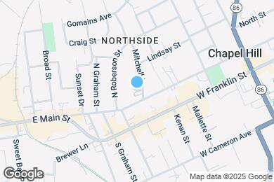 Map image of the property - 400 W Rosemary St