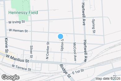 Map image of the property - 115 E Yates St