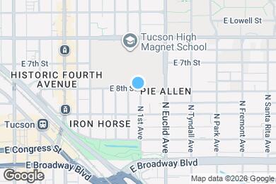 Map image of the property - 648 E 8th St
