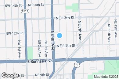 Map image of the property - 1127 NE 5th Ave