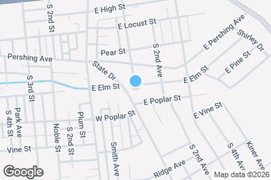 Map image of the property - 100 E Elm St