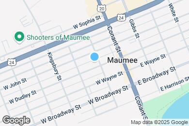 Map image of the property - 209 W Dudley St