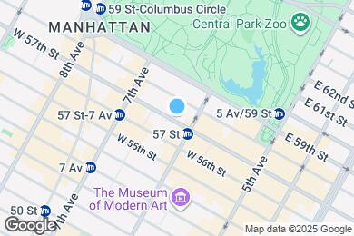 Map image of the property - 111 W 57th St