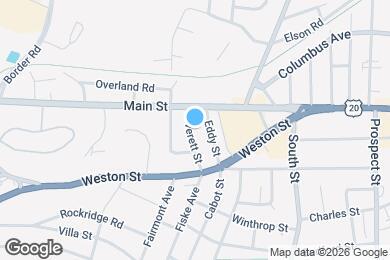 Map image of the property - 37 Everett St