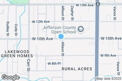 Map image of the property - 8000 W 10th Ave
