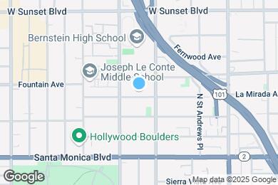 Map image of the property - 5727 La Mirada Ave
