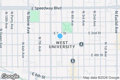 Map image of the property - 819 N 5th Ave