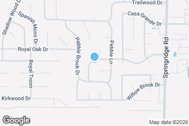 Map image of the property - 209 Spanish Oak Dr