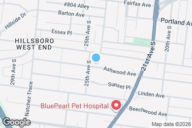 Map image of the property - 2300 Ashwood Ave