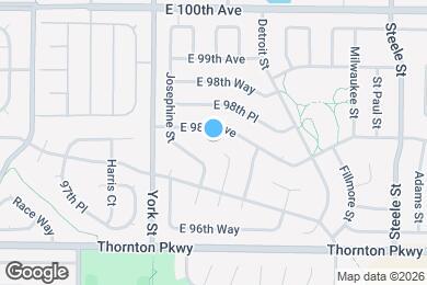 Map image of the property - 2520 E 98th Ave