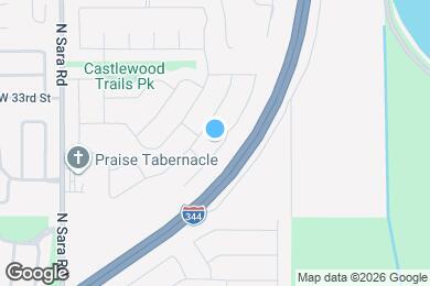 Map image of the property - 3305 Pagoda Pead Dr