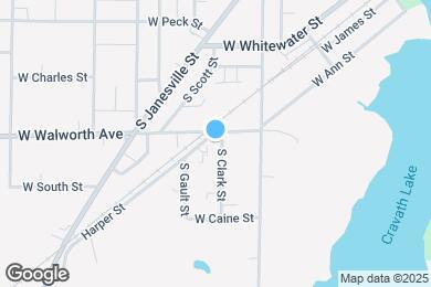 Map image of the property - 525 W Harper St