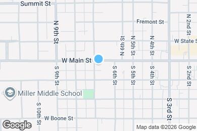 Map image of the property - 610 W Main St