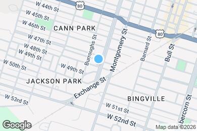 Map image of the property - 502 W 48th St