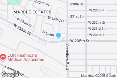 Map image of the property - 2535 W 235th St