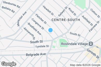 Map image of the property - 23 Congreve St
