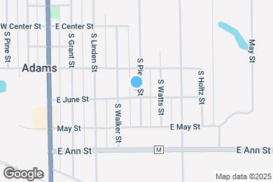 Map image of the property - 249 S Pierce St