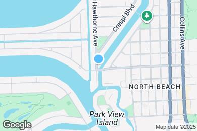 Map image of the property - 7707 Hawthorne Ave