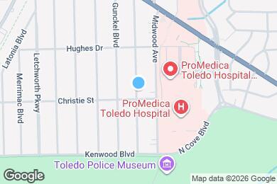 Map image of the property - 2712 Northwood Ave