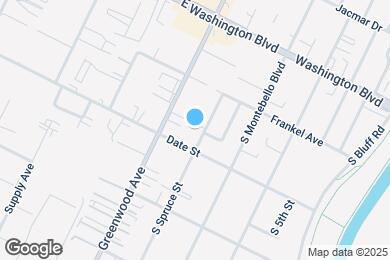 Map image of the property - 1141 S Spruce St