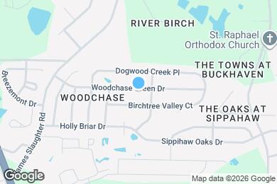 Map image of the property - 430 Woodchase Green Dr