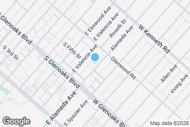 Map image of the property - 1153 Alameda Ave