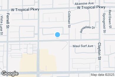 Map image of the property - 2516 W El Campo Grande Ave