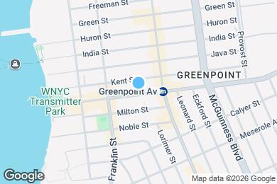 Map image of the property - Stylish Private ROOM in Greenpoint