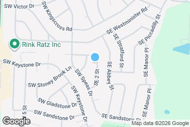 Map image of the property - 1701 SE 2 St