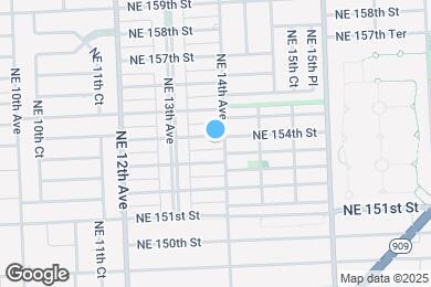 Map image of the property - 1390 NE 154th St