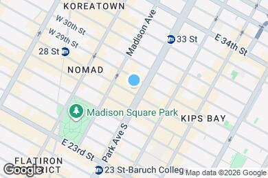 Map image of the property - 45 E 28th St