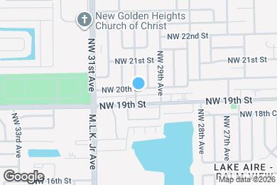 Map image of the property - 2960 NW 20th St