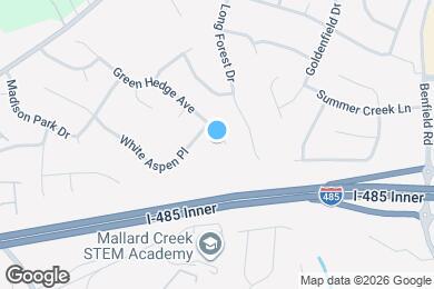 Map image of the property - 10013 Green Hedge Ave