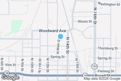 Map image of the property - 420 N Main St