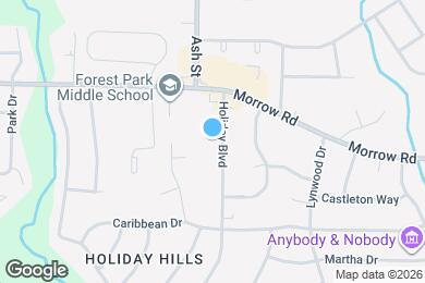 Map image of the property - 6059 Holiday Blvd