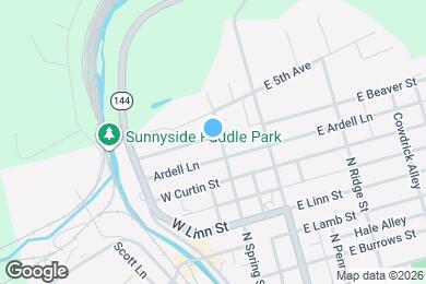 Map image of the property - 206 W Beaver St