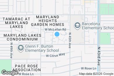 Map image of the property - 4558 W Maryland Ave