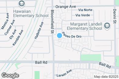 Map image of the property - 4045 Via Encinas