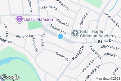 Map image of the property - 2820 Belair Dr
